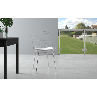Chaise d'appoint en métal Brendale