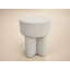 35.5 cm W Chenille Pouffe-347838721