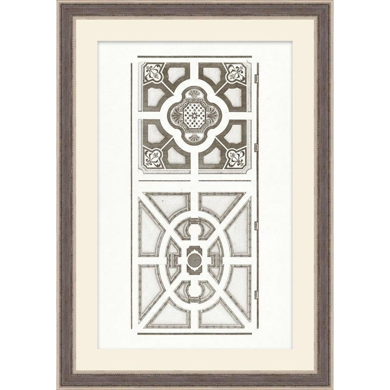 A Garden Design 3, reproduction d'art encadrée, H 35,25 po x l 24,25 po