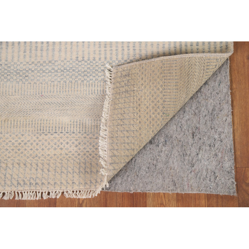 Handmade Wool Abstract Runner Rug 3x8