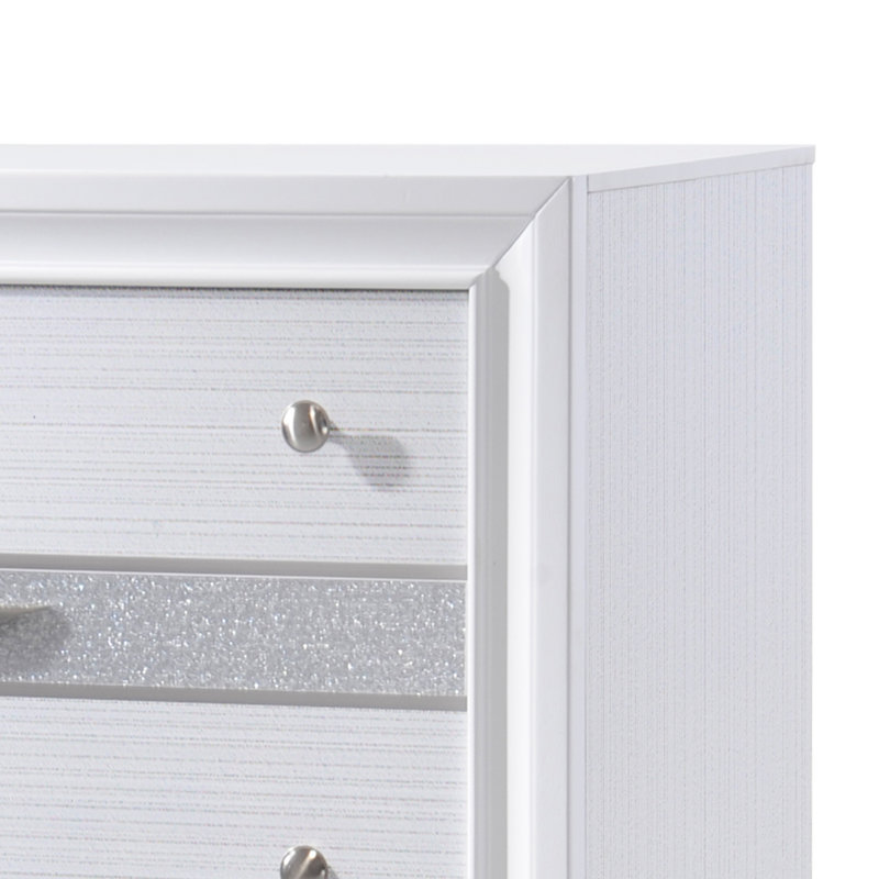 Table de chevet Smartt, Blanc