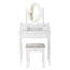 Ensemble coiffeuse et tabouret Edna