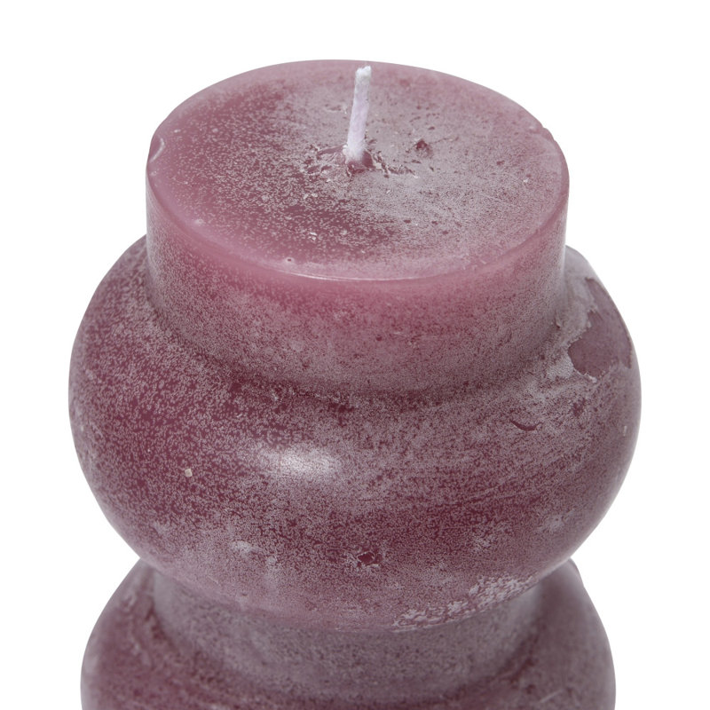 Unscented Totem Pillar Candle, Purple