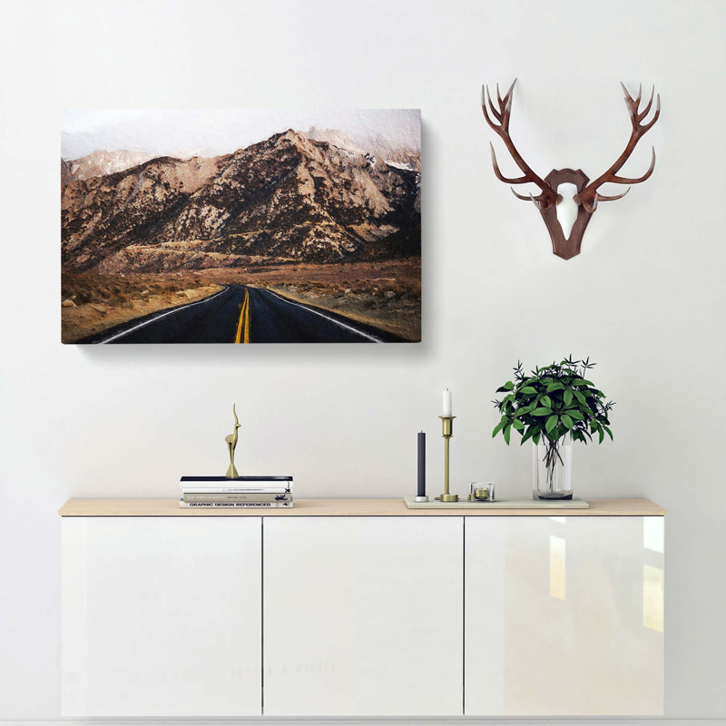 Road To Nevada - Wrapped Canvas Print, 50cm H x 76cm W x 3cm D