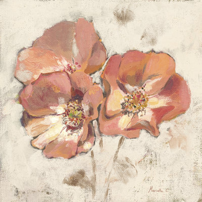 Painted Roses - Wrapped Canvas Art Prints