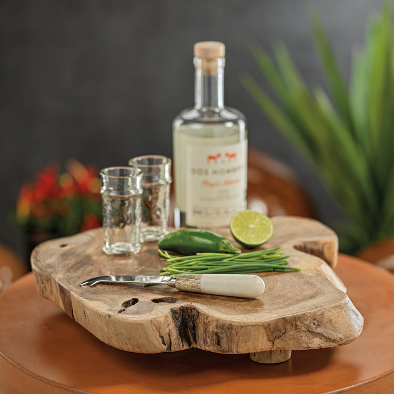 Lamine Abstract Wood Cheese Board