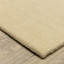Yolandi Beige Solid Color Hand Tufted Wool Area Rug-372603437