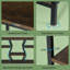 Table de canapé durable, console pratique, table de rangement généreuse