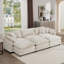 Ensemble de canapé modulaire surdimensionné avec 3 repose-pieds, ensemble de canapé modulaire pour travailler comme canapé-lit, ensemble de canapé 6 pièces-978071629