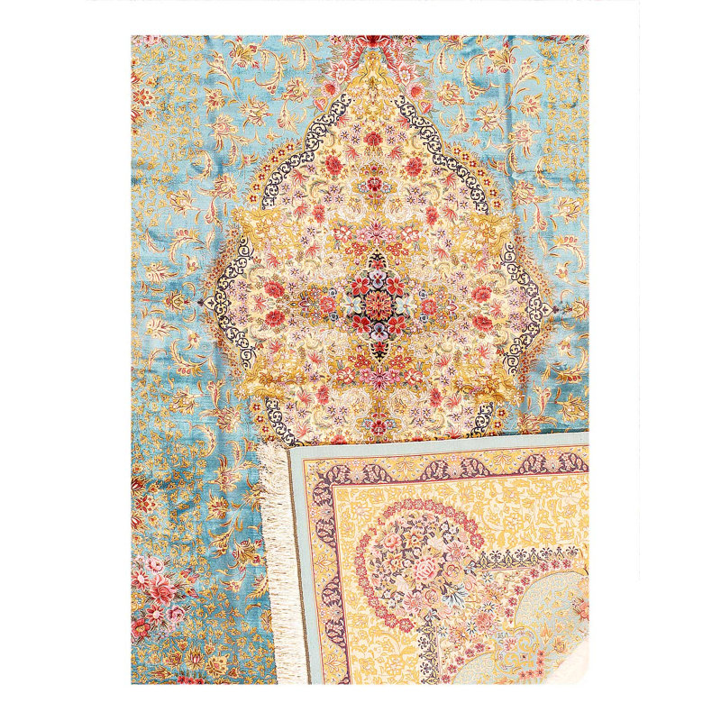 Tapis persan Qum Design 6'6"X 9'6"