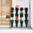 Mushkan Flower Display Stand With 12PCS Buckets, 3 Layers Metal with Wheels