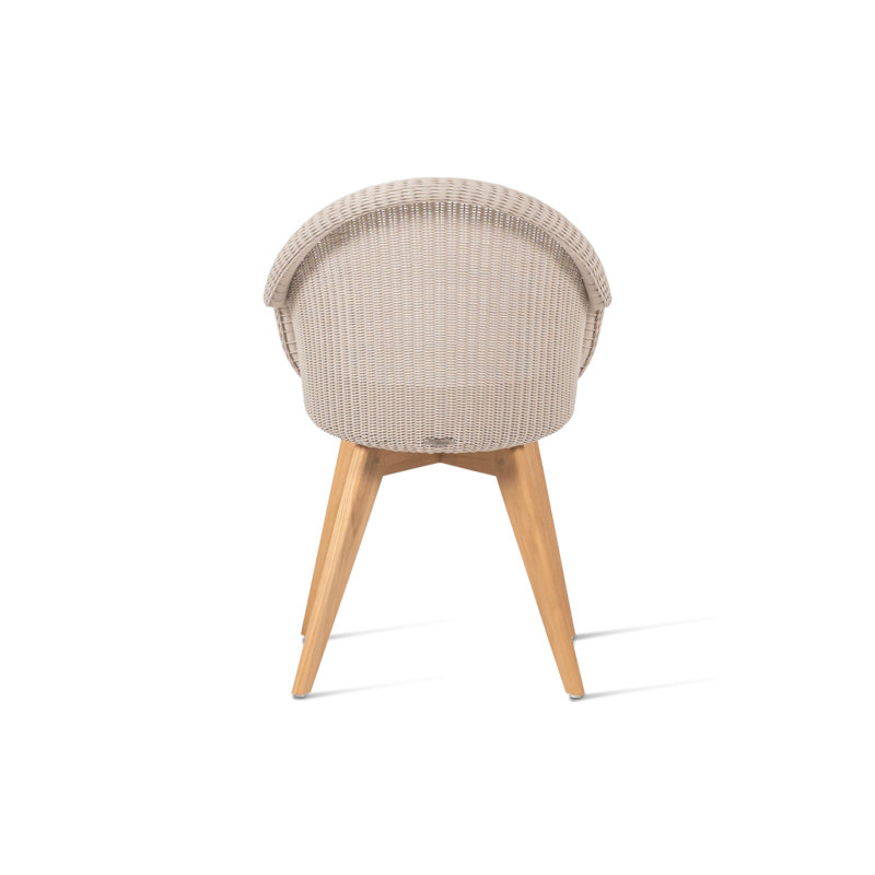 Edgard Outdoor Dining Armchair, Beige