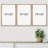 Geometric Line Blue Grunge Abstract Modern Neutral Pictures Frame Canvas 3 Piece Print Wall Art-90847618-90847617