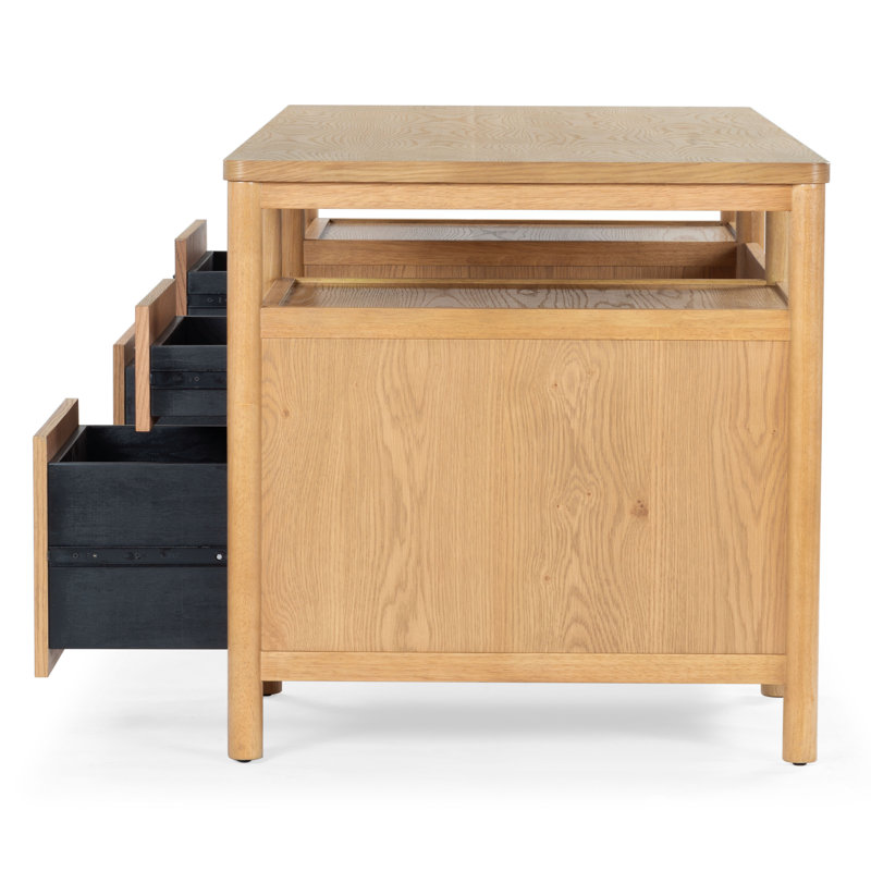 Kaplan Executive Desk, Naturel