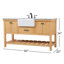 Meuble-lavabo simple 60 po Pelaghia-57367848