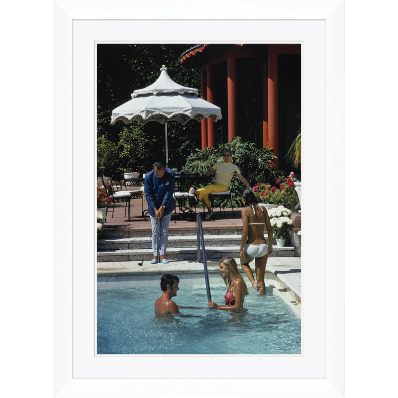 No Style, Framed Print with Mat, 41" H x 30" W, White