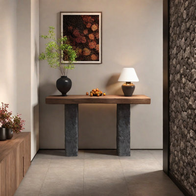 Retro Minimalist Console Table