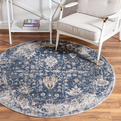 Tapis transitionnel Geddis couleur marée