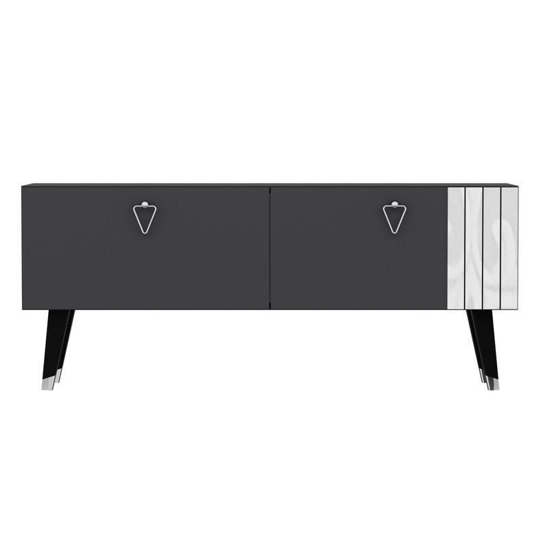Odessa Unfinished TV Stand for TVs up to 50", Grey