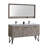 Almaraz 59.125'' Double Bathroom Vanity with Quartz Top-1274886407