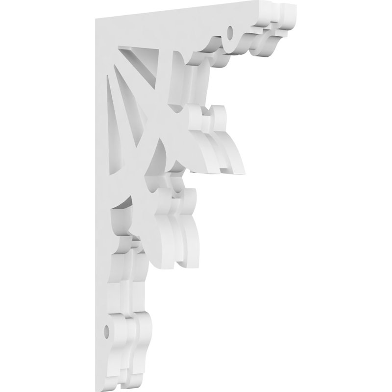 1 7/8"W X 7 1/2"D X 13"H Riley Architectural Grade PVC Corbel, 13" H x 7.5" W x 1.875" D
