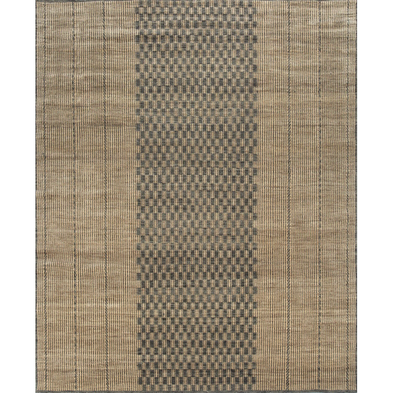 Contemporary, Stuart Street Collection One-of-a-Kind Rectangle 9'1" X 12'2" Hand Knotted Area Rug