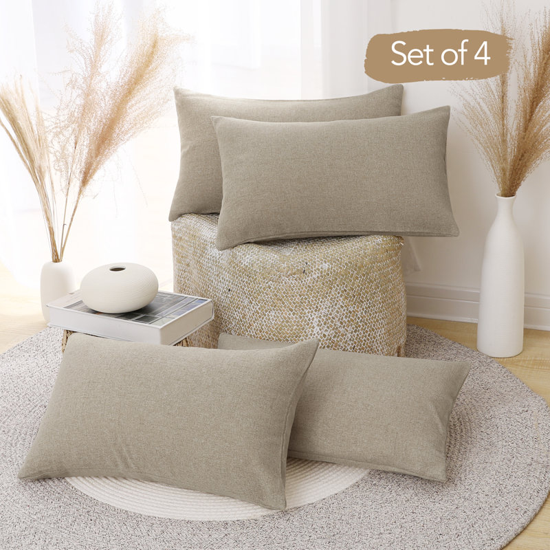 Rectangular Pillow Cover, Taupe