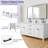 Mirren 72" Double Bathroom Vanity Base Only