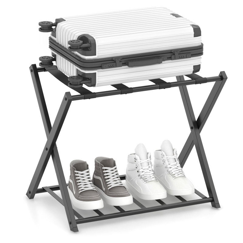 Porte-bagages pliable en métal