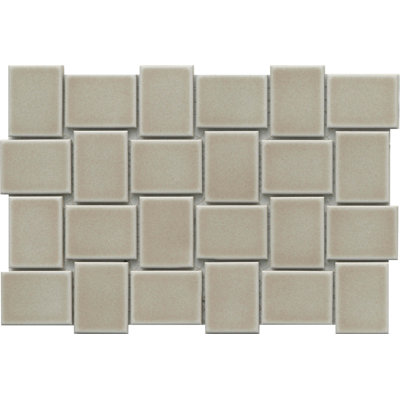 Hanami™ Porcelain Grid Metal Look Mosaic Wall & Floor Tile