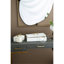 Miroir coquelicot 30x1x40 "en métal doré