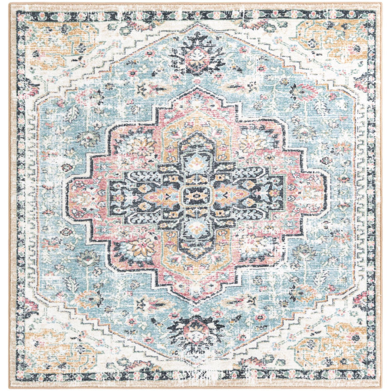 Minar Tendria Rug, Square 5'3"