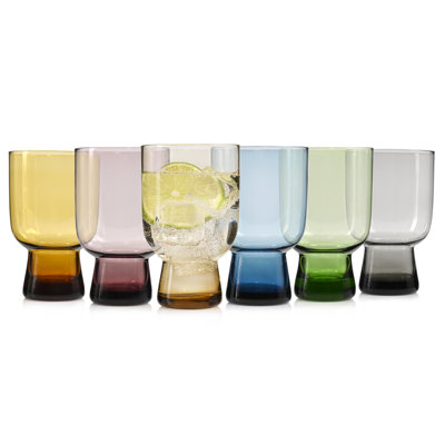 Jahlee 6 Piece 350ml Drinking Glass Set