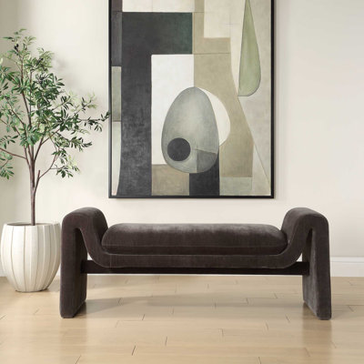 Banc gris anthracite Uttermost Manson