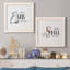 Cats Over People - Ensemble de 2 encadrements d'art textuel sur toile-871276922-871276918