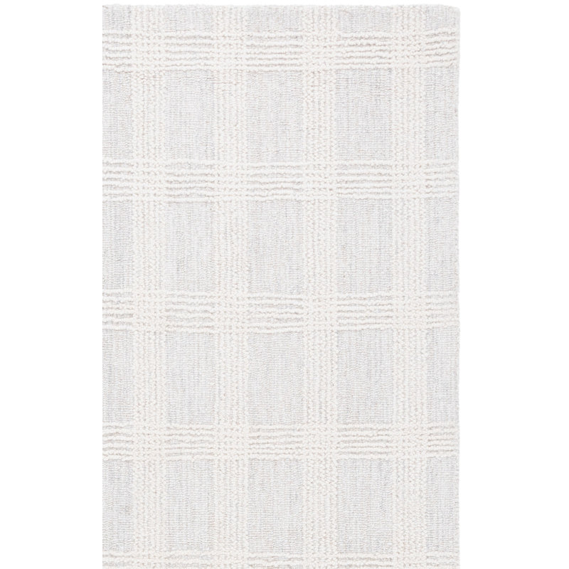 Genre 208 Hand Tufted 85% Wool; 15% Cotton Geometric Rug, Square 6'