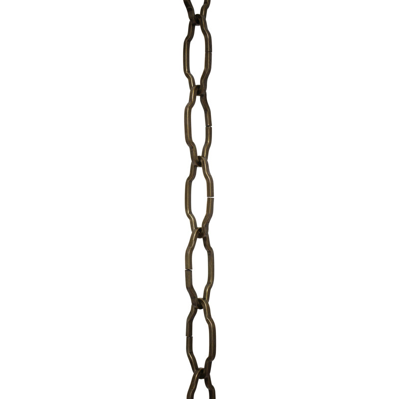 Chaîne décorative de lustre cathédrale, Cuivre antique, 120"L x 0.79" W x 0.13"D