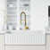 Edison 19" H 1-handle Pull-Down 2-Function Sprayer Kitchen Faucet