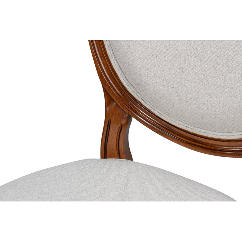 Hugo Upholstered Dining Chair, Brown