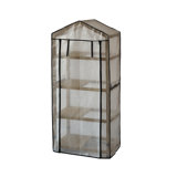 Wooden Greenhouse Nursery & PE Cover