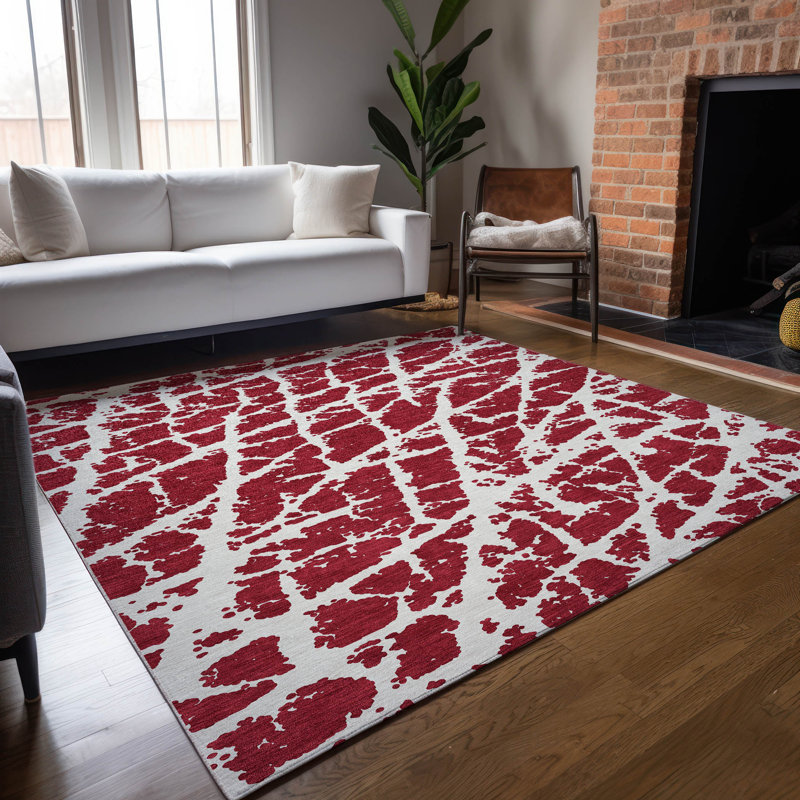 Tapis intérieur / extérieur Kyrie avec envers antidérapant, Rectangle 9 pi x 12 pi