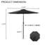 Parasol de marché 108 po Ruel-403338365-403338366