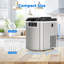 Countertop Ice Makers Machine With Basket And Scoop, 38lbs/24h Soft Chewable Pellet Ice, One-click Operation, Nugget Ice Maker For Home, Kitchen, Camping, Rv, Office And Party, Silver