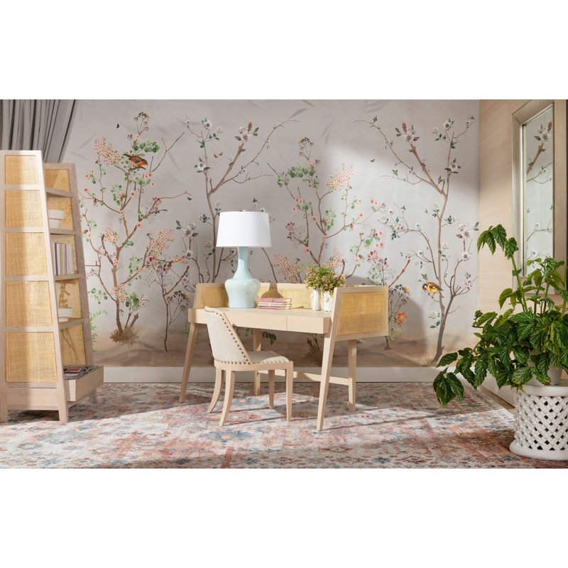 Aria Upholstered Dining Chair, Oak