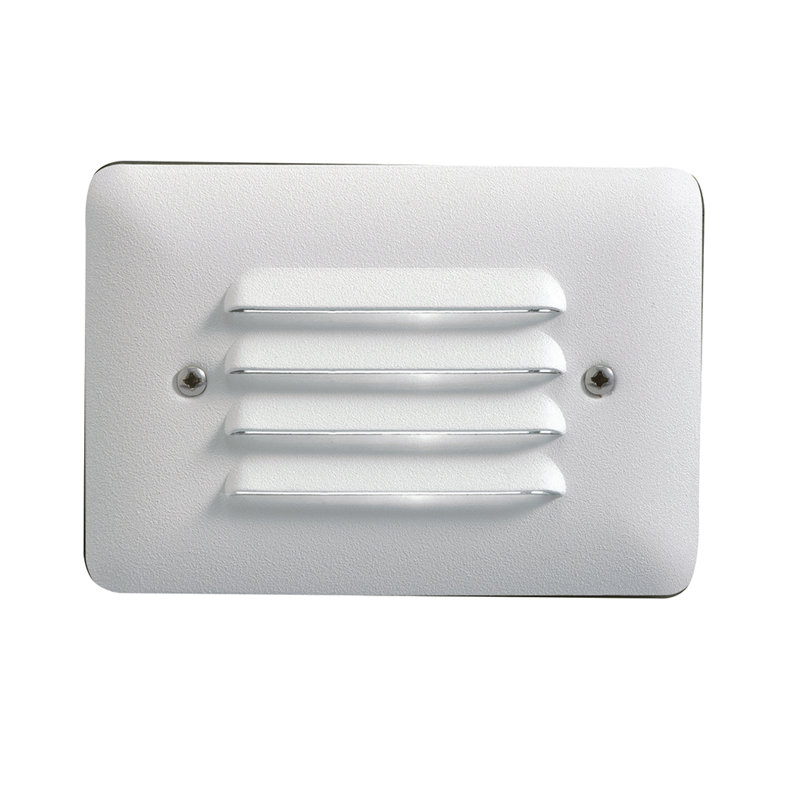 Chimeka Integrated LED Metal Step Light, White, 2700K