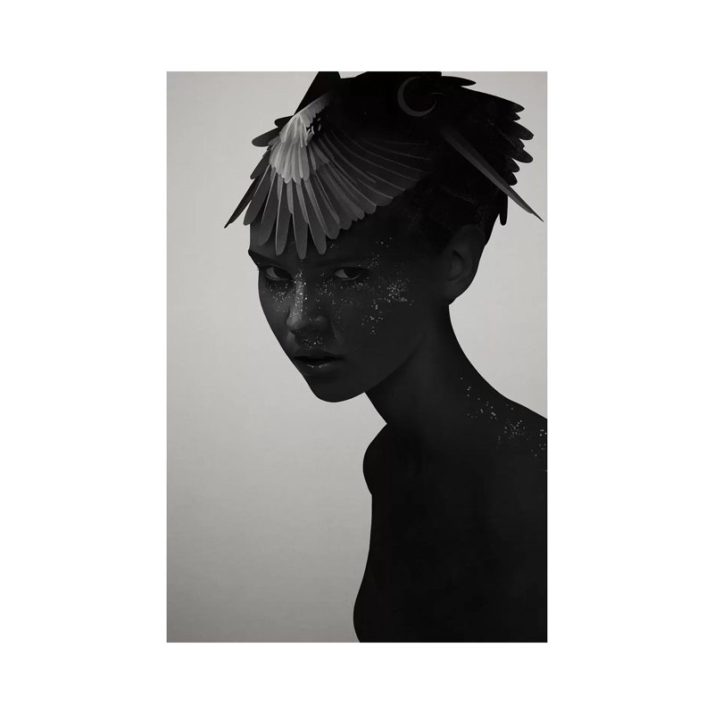 " Eva " by Ruben Ireland, Wrapped Canvas, 18" H x 12" W x 1.5" D