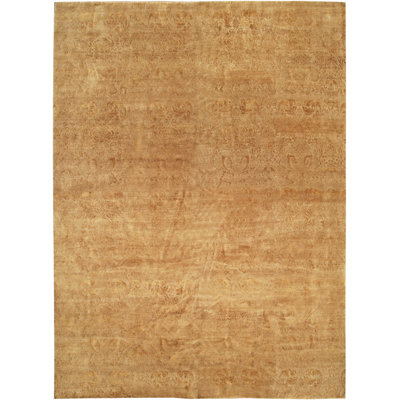 Tapis tibétain en soie / laine S10 de qualité moderne 9 pi x 12 pi