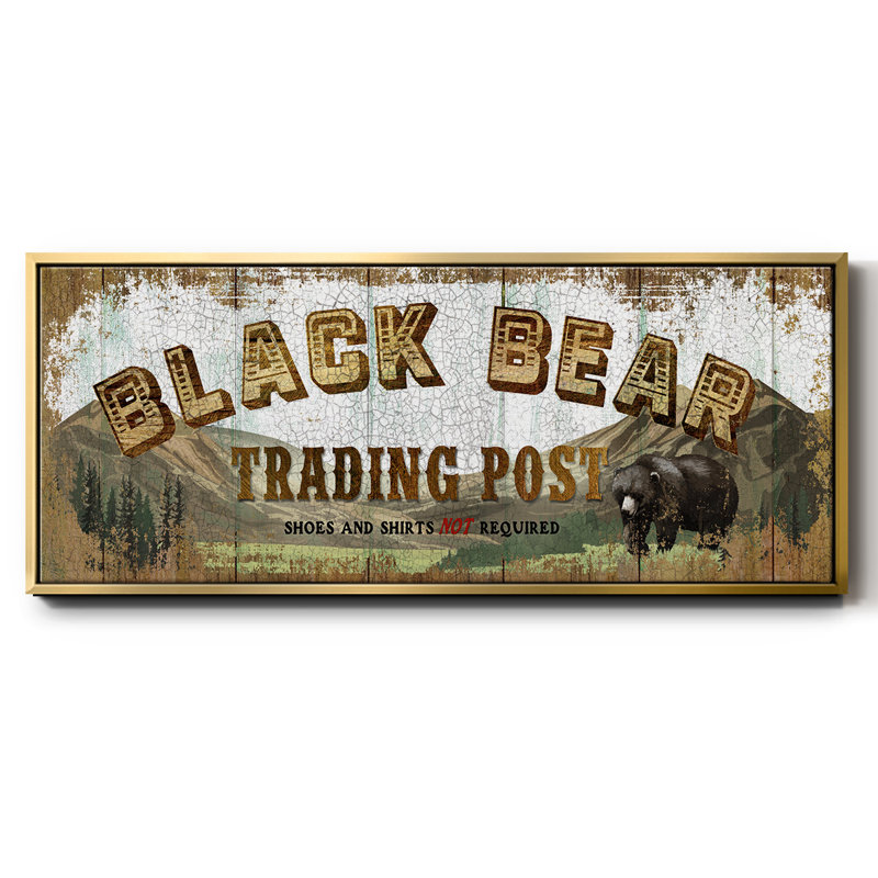 Bear Trading Post - Toile encadrée