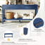 U_STYLE Table d'entrée de style campagnard 59,1 po avec 3 tiroirs (table basse incluse)-1425204001