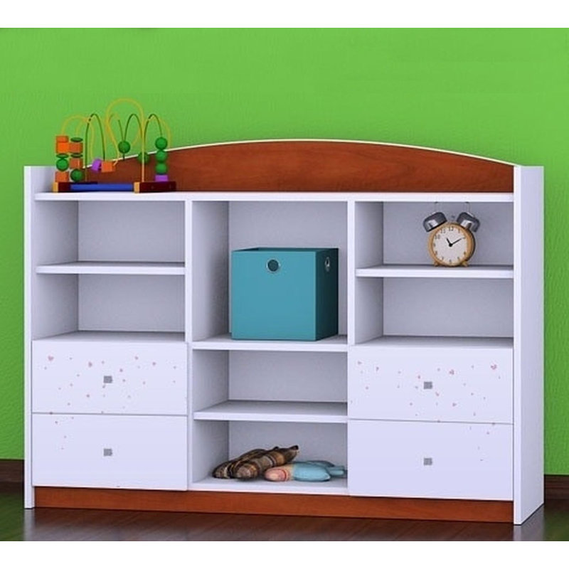 Maggie 92cm H X 129cm W Kids Cube, Brown